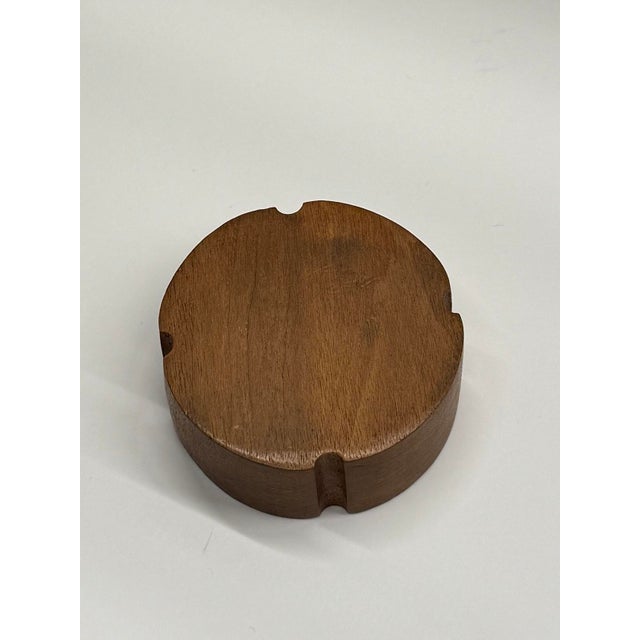 Wood 1970s Mid-Century Modern Oak Egg Sculpture on Wooden Base For Sale - Image 7 of 8