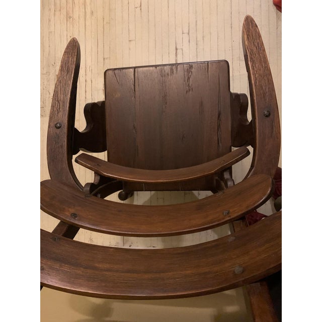 Restoration Hardware 1800s Dentist Replica Chair For Sale - Image 9 of 12