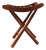 Mid-Century Wood Folding Stool From the Studio of Tawny Chatmon For Sale