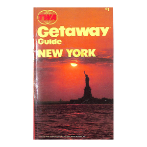 "Twa Getaway Guide New York" 1971 Hammel, Faye