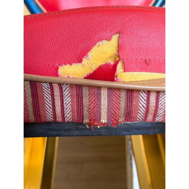 Pair of Vintage Late 90s Y2k Las Vegas Sahara Casino Chairs Bar Stools Man Cave For Sale - Image 10 of 10