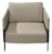 Modloft Modern Leather Allen Lounge Chair For Sale