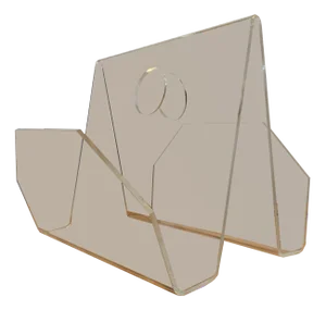 Acrylic Glass Newspaper or Magazine Rack, 1970s
