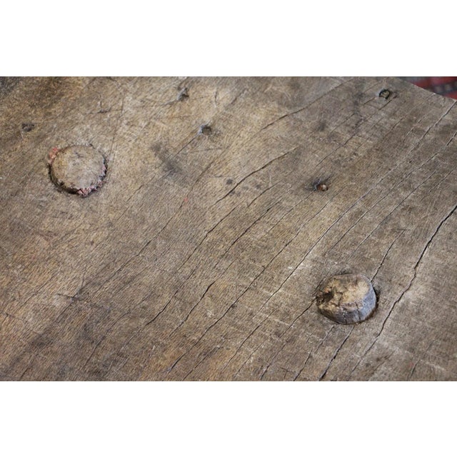 Holm Oak Primitive Coffee Table, Portuguese, 19th Century For Sale - Image 11 of 12