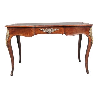 Antique Walnut Writing Table, 1860 For Sale