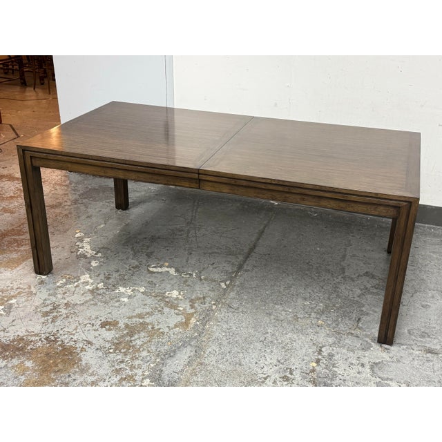 Crate & Barrel Crate & Barrel Maria Yee BambooTimbre Extension Dining Table For Sale - Image 4 of 12