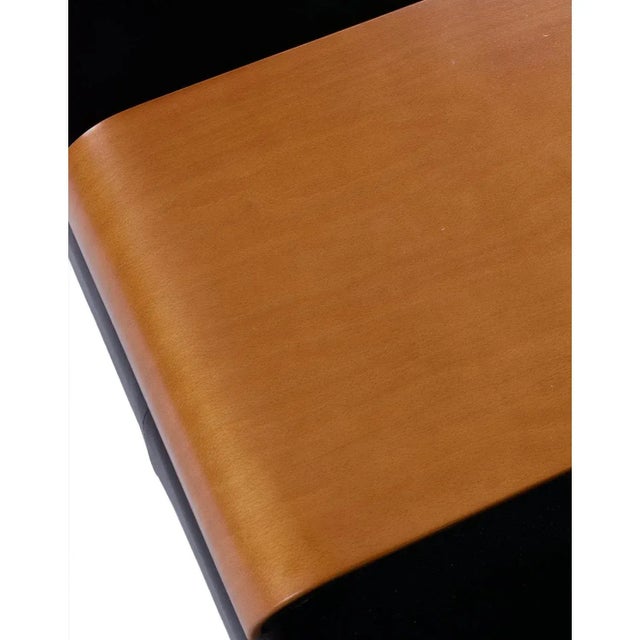 Fjords Amsterdam Brown Leather Scandinavian Storage Bench and Coffee Table For Sale - Image 11 of 12