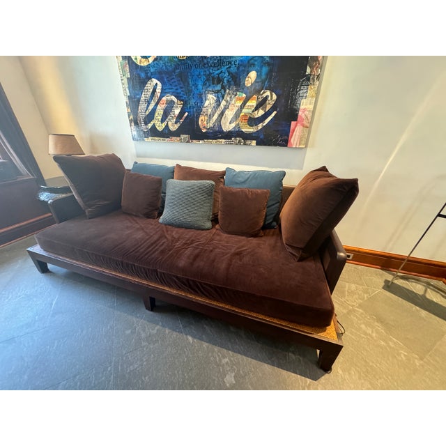 Wood Attributed to Christian Liaigre Opium Daybed For Sale - Image 7 of 9
