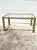 Metal Mid-Century Modern Feathered Interlocking Chain Link Coffee Table in Gold Finish For Sale - Image 7 of 10