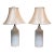 Catalina Lighting Quilted Table Lamps, Pair For Sale