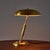 1940s Giovanni Michelucci Patinated Brass Adjustable Banker Lamp for Lariolux For Sale In Los Angeles - Image 6 of 18