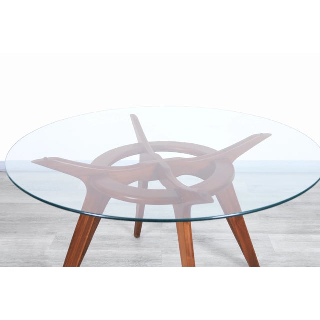 Mid-Century Modern Walnut Dining Table by Adrian Pearsall for Craft Associates For Sale In Los Angeles - Image 6 of 13