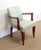 Wood Art Deco Bridge Armchairs and Stool, 1940s, Set of 3 For Sale - Image 7 of 18