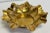 Hollywood Regency Vintage Scalloped Edge Brass Wine Coaster, Candle Holder or Catchall Dish For Sale - Image 3 of 5