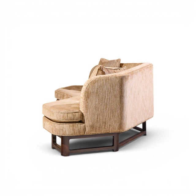 Dunbar Furniture Edward Wormley for Dunbar Mid Century Janus Sofa For Sale - Image 4 of 9