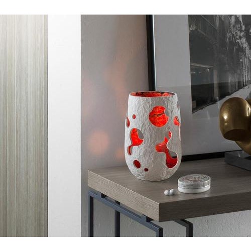 White Candle Lantern by Donatas Zukauskas For Sale - Image 4 of 10
