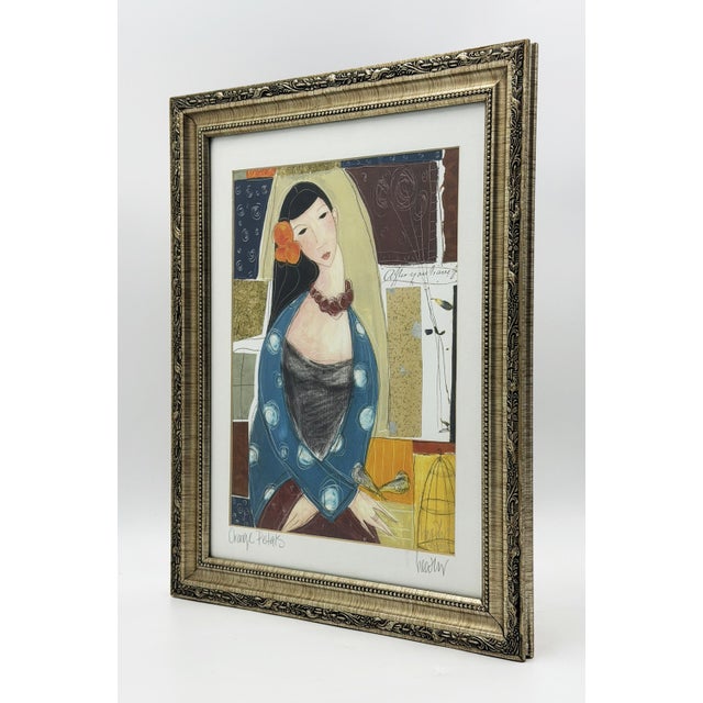 Figurative Orange Petals — Signed and Numbered Limited Edition Figurative Art Print, 40/500 For Sale - Image 3 of 18