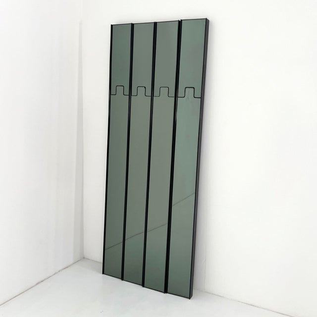 Gronda Mirrors and Coat Racks by Luciano Bertoncini for Elco, 1970s, Set of 4, in Good conditions. Designed 1970 to 1979...