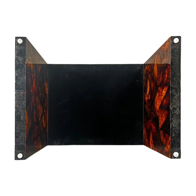 Brown 1960s Mid Century Modern Lacquered Table For Sale - Image 8 of 11