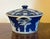 Antique Early 20th Century Wedgwood Dark Blue Jasperware Violet Pot, Potpourri Incense Burner For Sale - Image 17 of 18