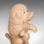 Beige Antique Poodle Tobacco Jar, English, Fruitwood, Dog, Treen, Figural, Edwardian For Sale - Image 8 of 12