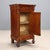 Louis Philippe Bedside Table in Walnut and Walnut Burl For Sale - Image 3 of 9