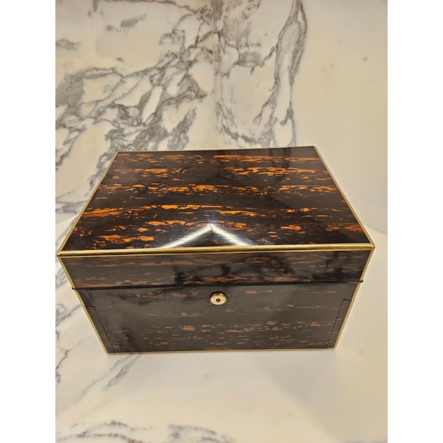 French Vintage A. Klein Coromandel Jewelry Casket For Sale - Image 3 of 13
