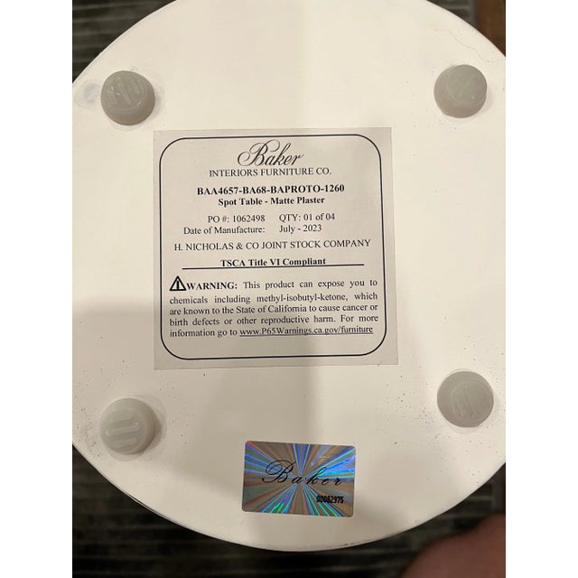 Aman Spot Table From Baker Furniture Chairish