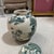1970s Small 1970s Teal and White English Jar For Sale - Image 5 of 7