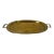 Vintage Oval Handled Brass Tray For Sale