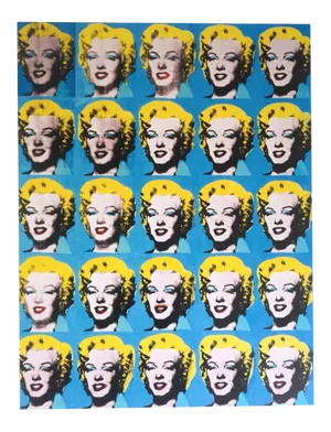 Andy Warhol Foundation Vintage 1993 Pop Art Lithograph Print " Twenty Five Marilyns " 1962
