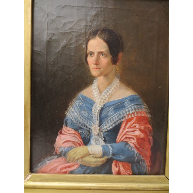 Paint Spanish Portrait Lima Peru For Sale - Image 7 of 9