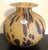 Mid-Century Modern Vintage MCM Maestri Vetrai Italian Art Glass Amber Brown Vase For Sale - Image 3 of 4