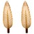 Art Deco Ezan Glass Feather Wall Sconces from Atelier Petitot, France, 1935, Set of 2 For Sale - Image 8 of 8