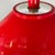 Italian Modern Conical Pendant in Red and White Metal, 1970s For Sale - Image 10 of 16