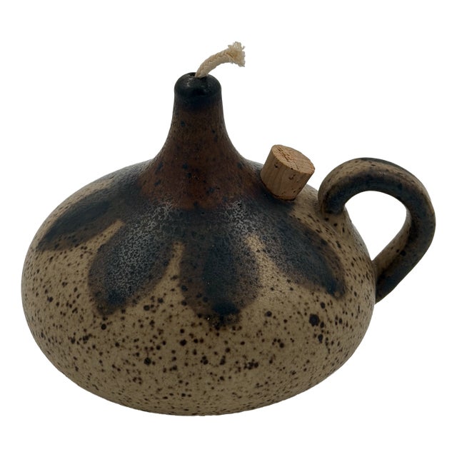 Danish Oil Lamp from Hans Nielsen Buch For Sale