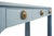 Not Yet Made - Made To Order Matthew Izzo Home Theo Light Blue Matte Lacquer Desk With Brass Beetle Knobs For Sale - Image 5 of 11