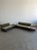 Mid-Century Modern Vintage Platform Sectional in Walnut & Mohair For Sale - Image 3 of 14