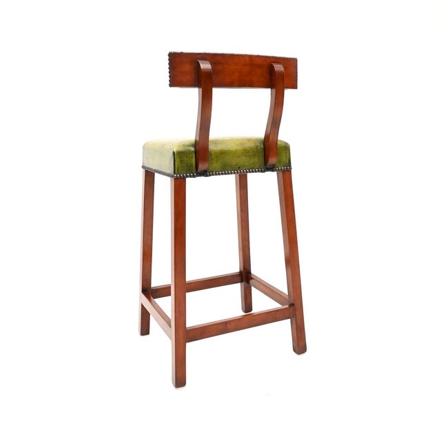 Georgian Style Bar Stools, 1960, Set of 4 For Sale - Image 9 of 11