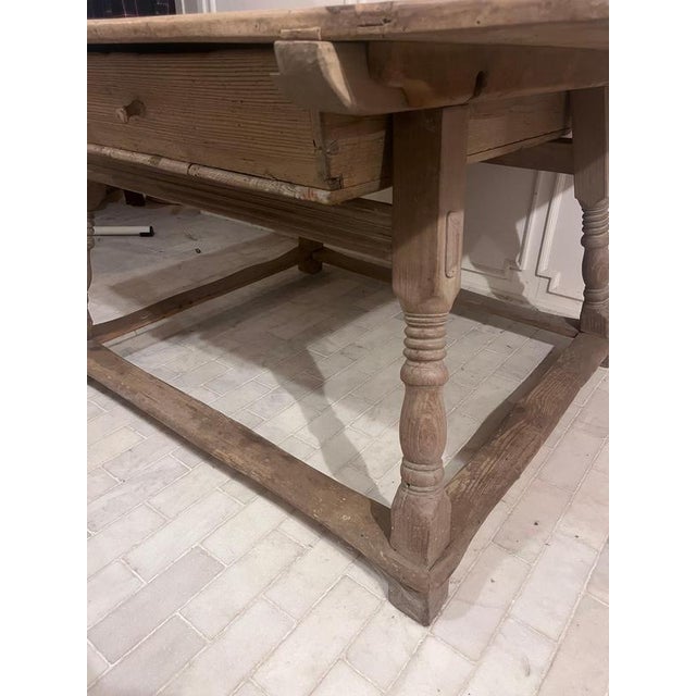 Wood Antique Merchants Pay Table in Wood, 1800s For Sale - Image 7 of 11