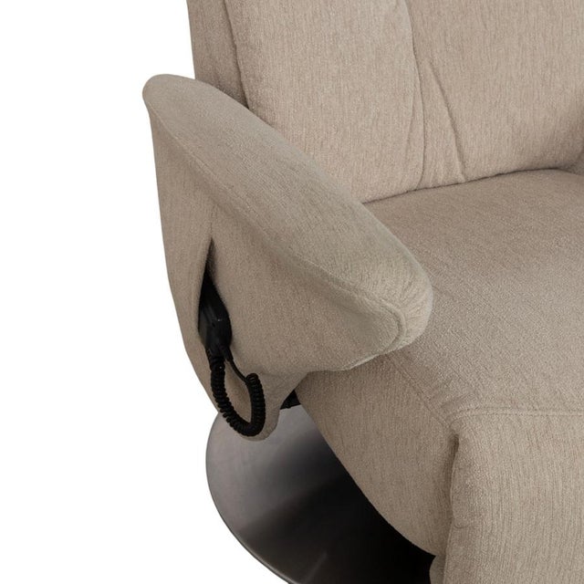 Textile Cream Lounge Chair from Himolla For Sale - Image 7 of 18
