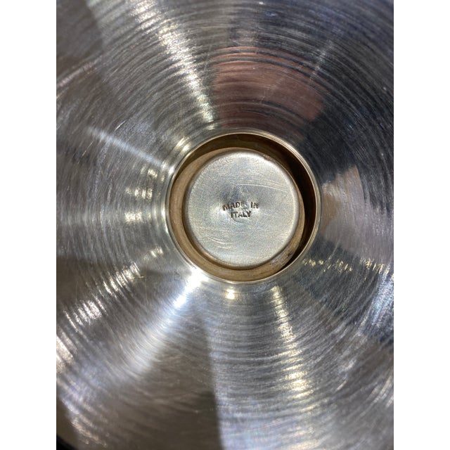 Vintage Italian Silver Plate Hand Hammered Vase For Sale - Image 18 of 18