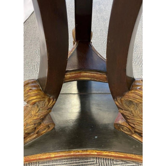 Georgian Gilt Wood Planter, Jardinière, Ebony and Gilt Design For Sale - Image 9 of 13