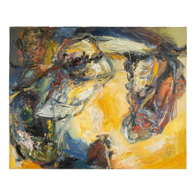 Jörg Schmidt, Asger, 1990s, Oil on Canvas For Sale