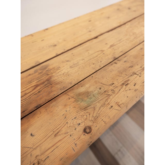 Impressive Antique English Pine Pot Board Dresser Base - Circa 1850 For Sale - Image 10 of 15