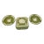 1960s Wedgwood Olive Trinket Box and Plates - Set of 3 For Sale