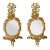 Vintage Italian Florentine Gilt Mirror Wall Shelves - A Pair For Sale