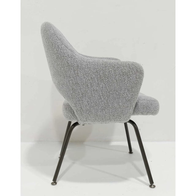 Metal Eero Saarinen Executive Chairs Mid Century Modern Furniture For Sale - Image 7 of 11
