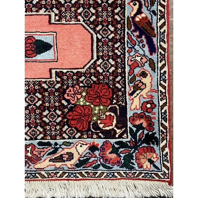 Tribal 1980s Hand-Knotted Persian Kurdish Wool Runner 2'11" X 12'7" For Sale - Image 3 of 6