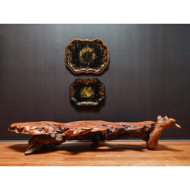 1970’s Redwood burl wood table / bench. This piece originally lived at the famed Caesar’s Palace in Las Vegas. One of a...